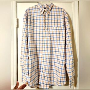 IZOD Longsleeve Colorful Plaid button-up XLT EUC